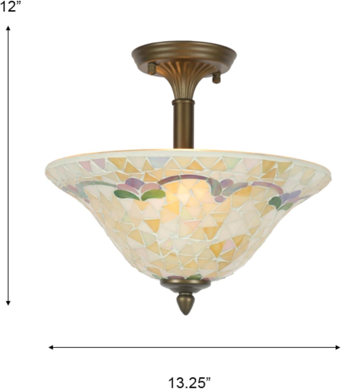 Dale Tiffany Johana Mosaic Flush Mount