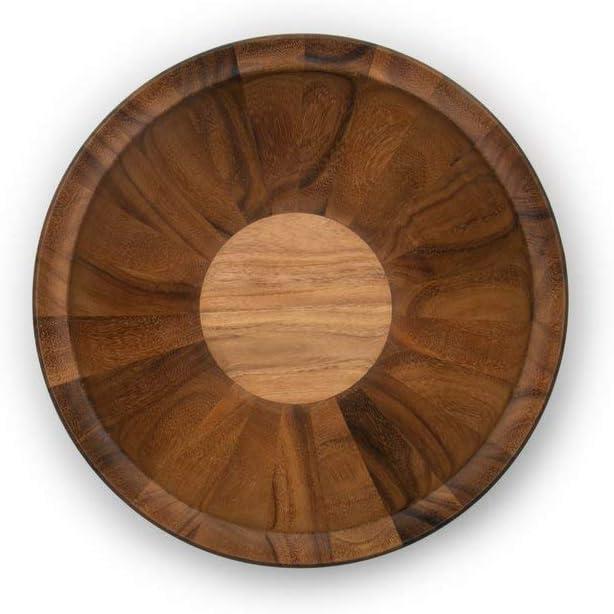 Salinas Acacia Wood Extra Large Round Salad Bowl