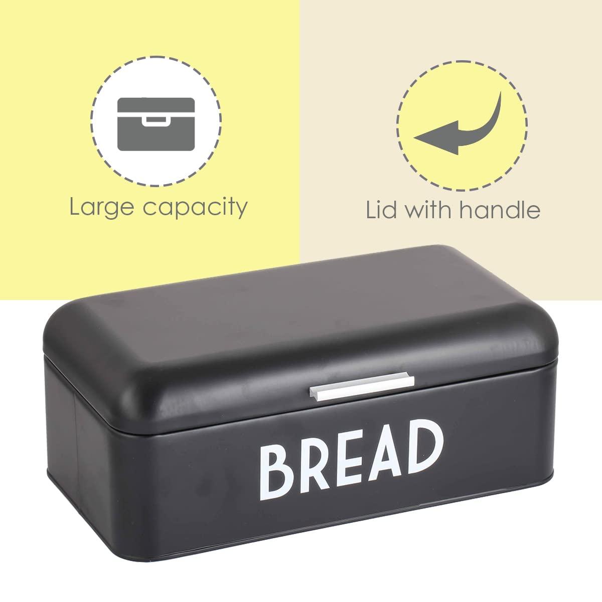 Home Basics Metal Bread Box