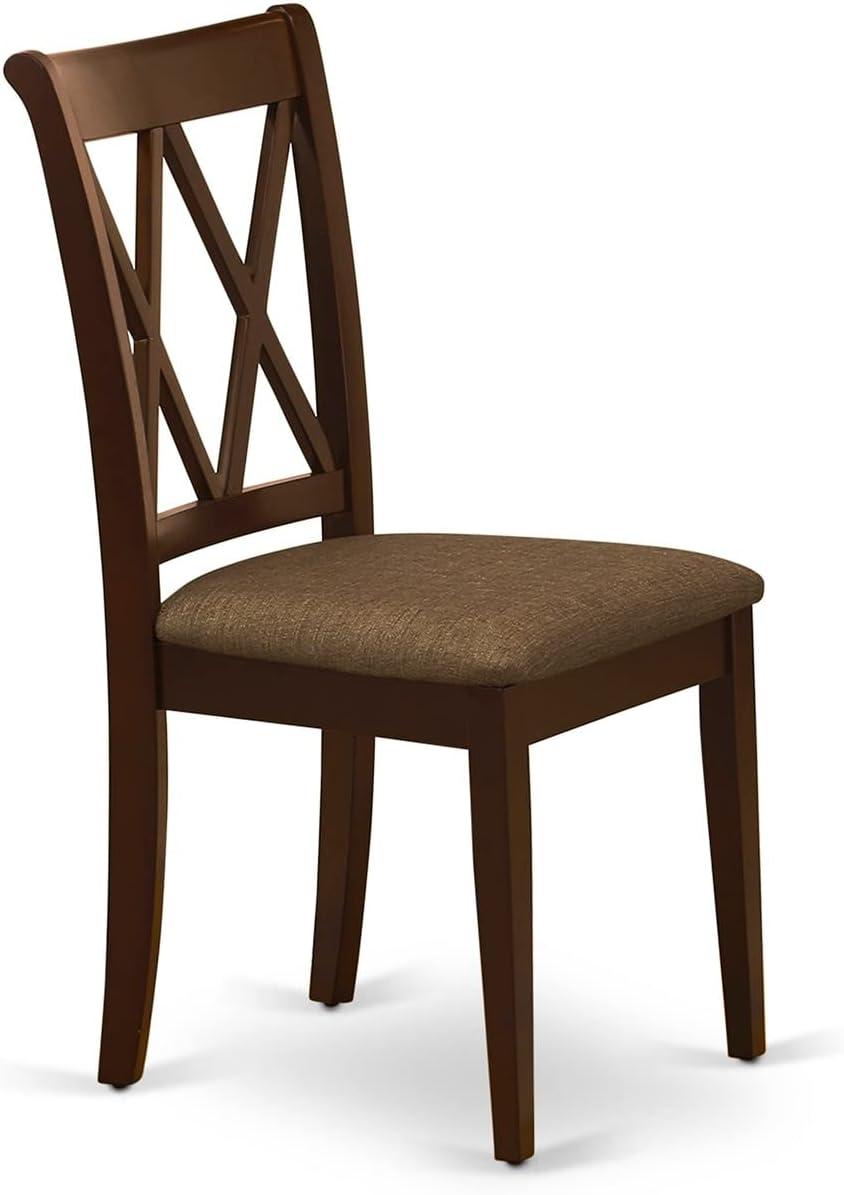 East West Furniture, Dining Chair-  Mahogany Color