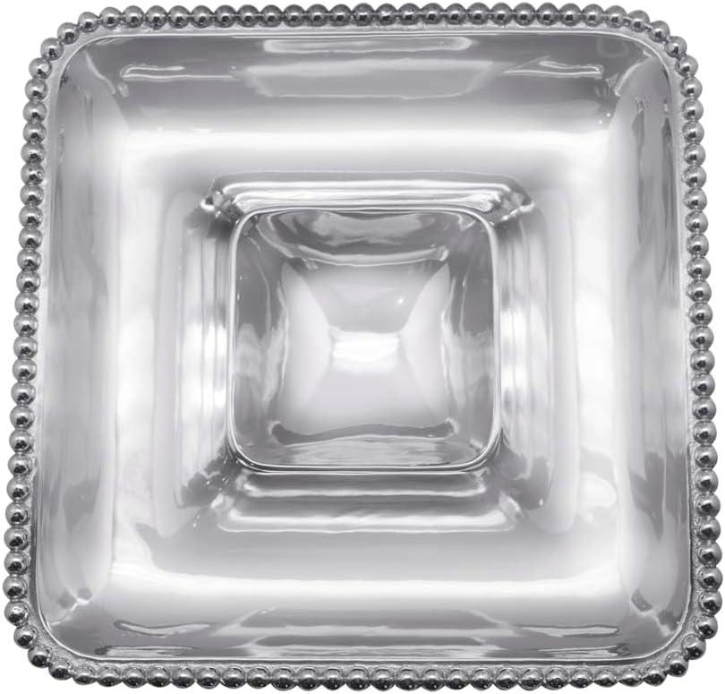 Mariposa Mariposa Aluminum Chips And Dip Platter