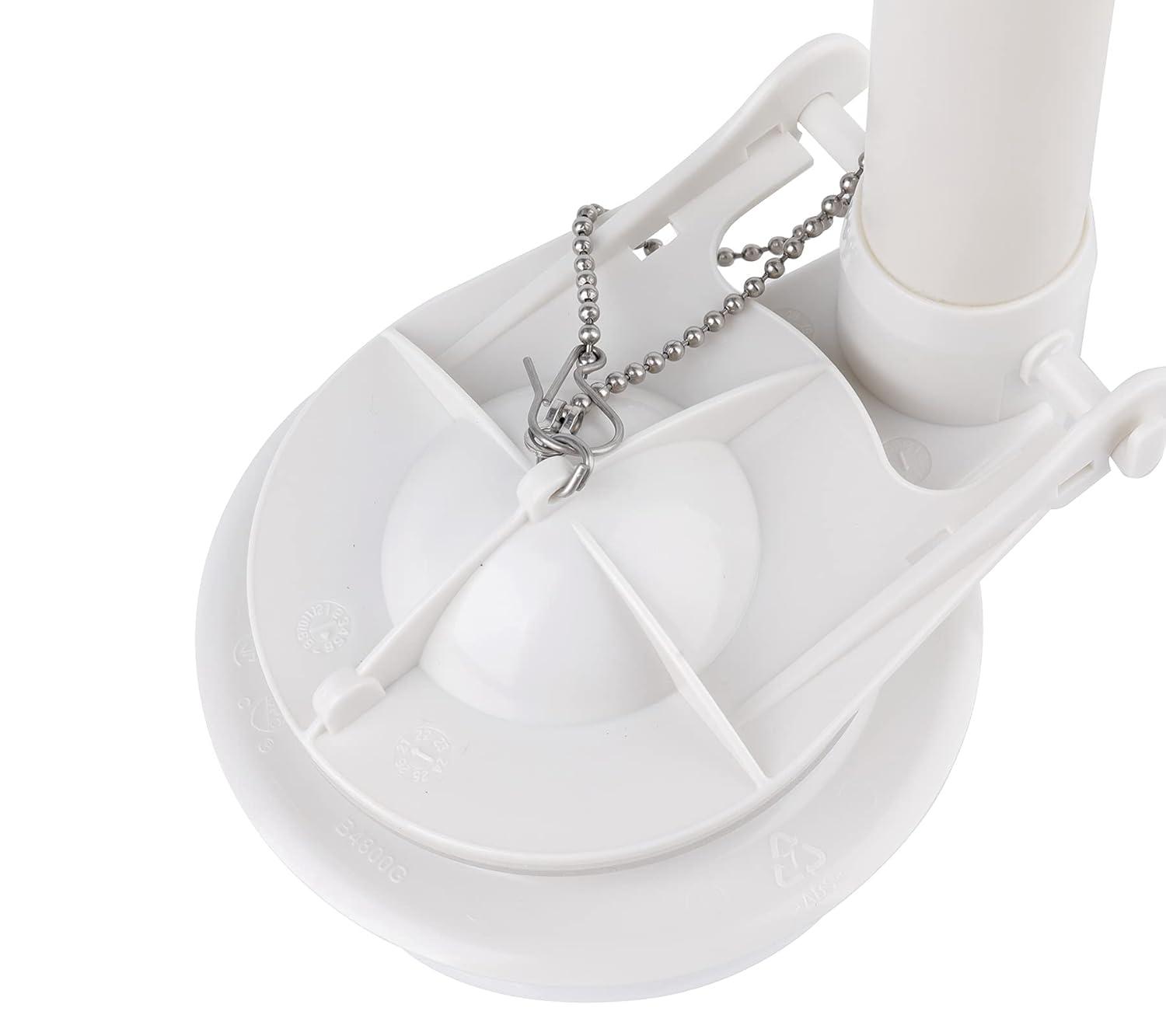 3-Inch Toilet Flush Valve Replacement 2-piece Toilet Tank Parts with Gasket and Bolts Fit for American Standard 738921-100.0070A Easy to Install High Performance Water-Saving