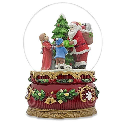 Santa's Gift Giver Musical Snow Water Globe