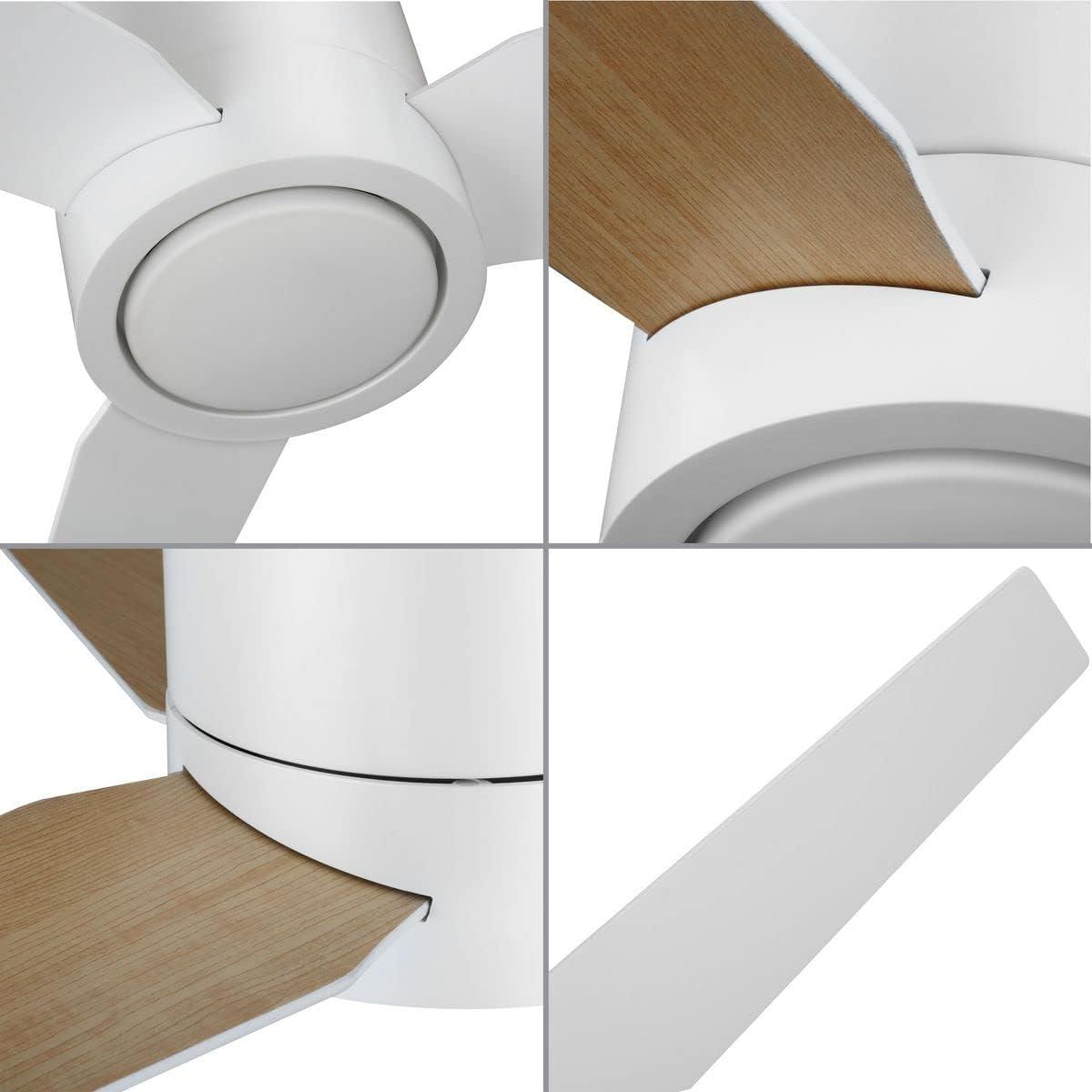 Braden 56" Integrated LED Indoor Satin White Mid-Century Modern Ceiling Fan with Light Kit and White Opal Shade and Remote Control