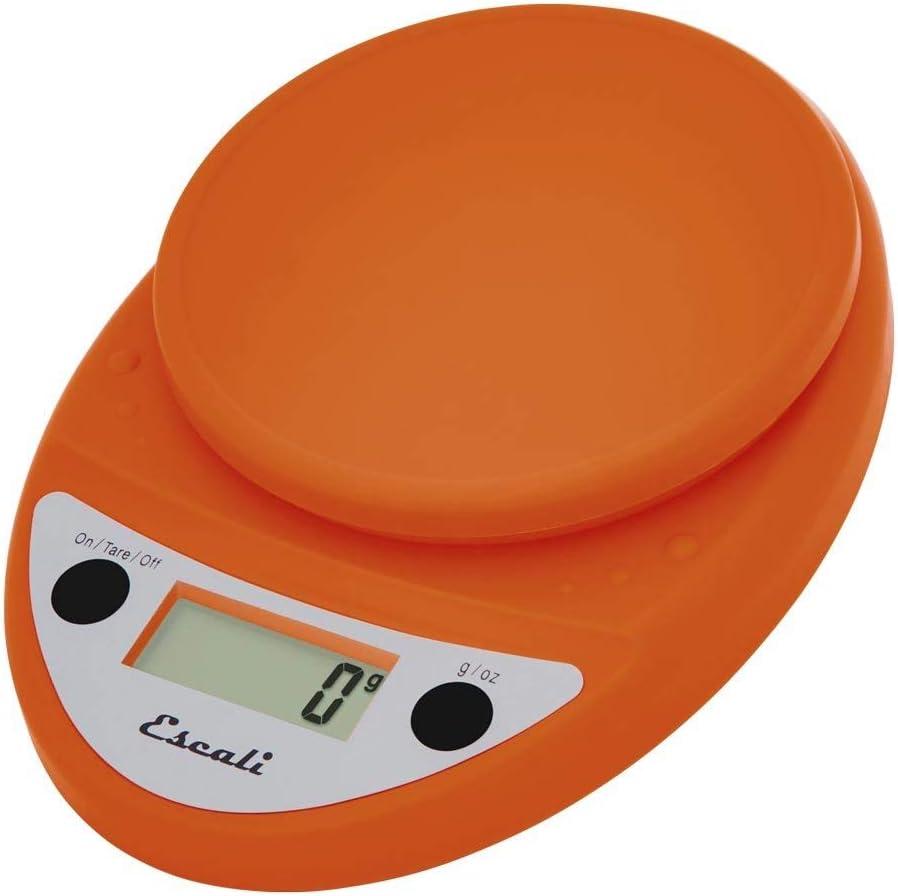 Escali Primo Orange Digital Kitchen Counter Scale