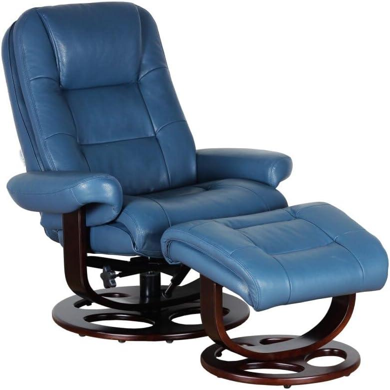 Barcalounger Jacque Swivel Pedestal Recliner w/Ottoman