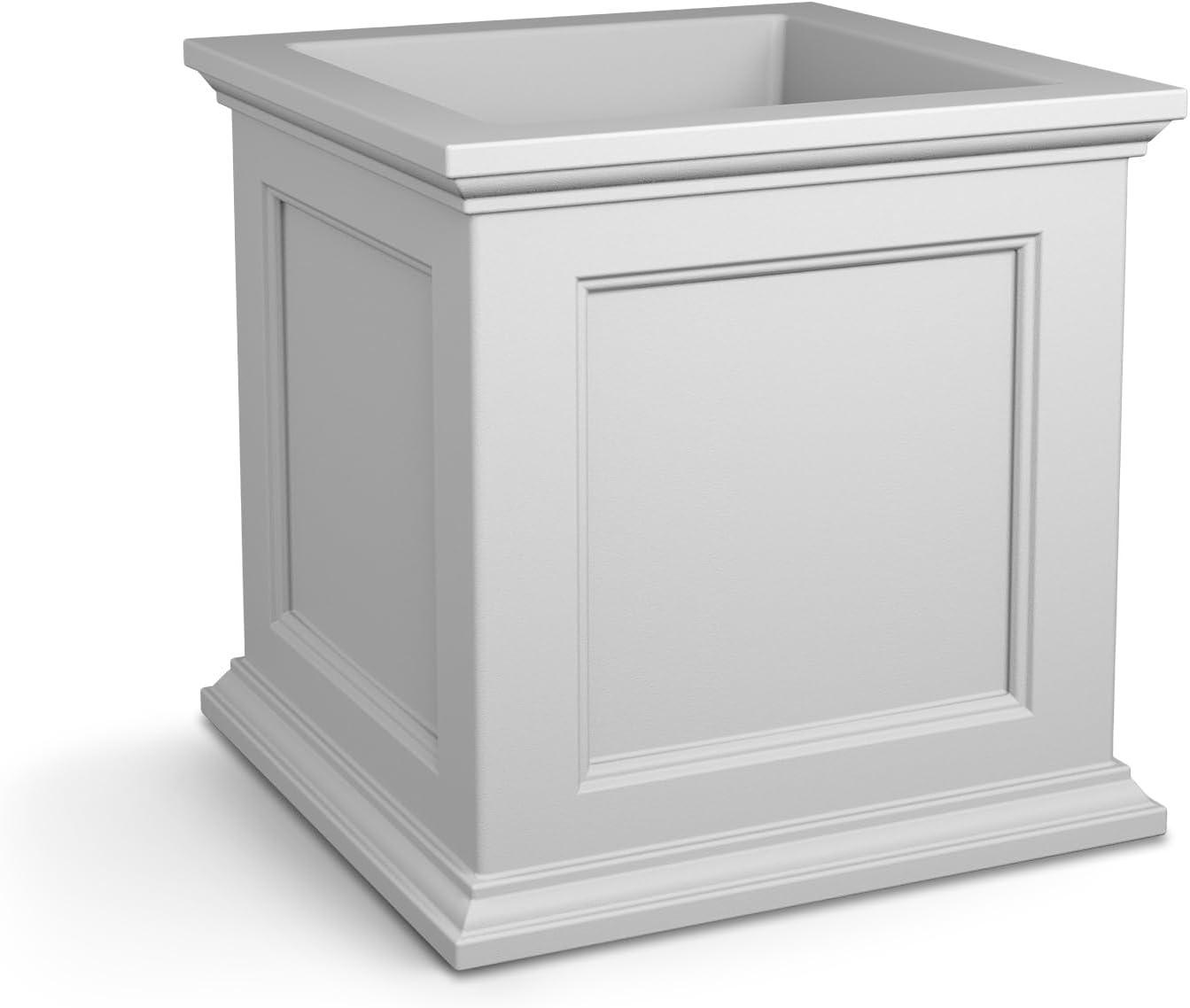 MAYNE 5825W Fairfield 20x20 Patio Planter- White-