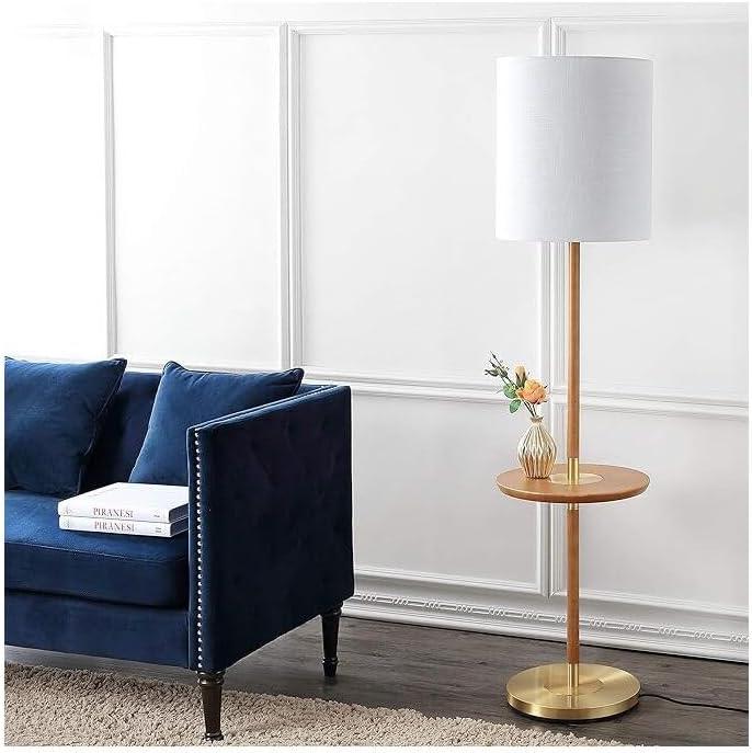 Janell 65 Inch H End Table Floor Lamp   - Safavieh