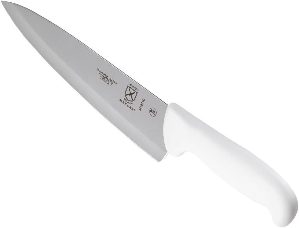 Mercer Culinary Ultimate Steel 8" Chef's Knife, White