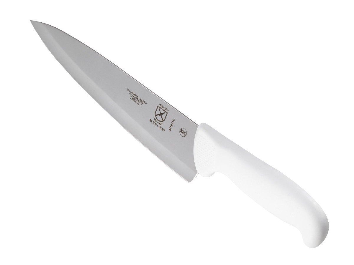 Mercer Culinary Ultimate Steel 8" Chef's Knife, White