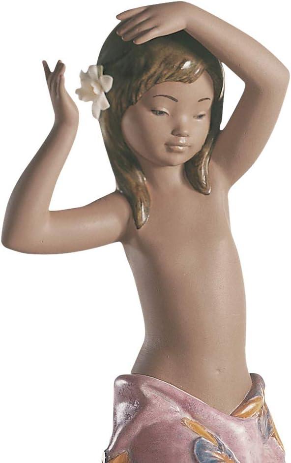 Lladro Tropical Flower Girl Figurine