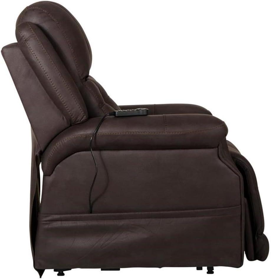 Haywood Power Lift Assist Lay Flat Recliner with Adjustable Headrest and Heat & Massage