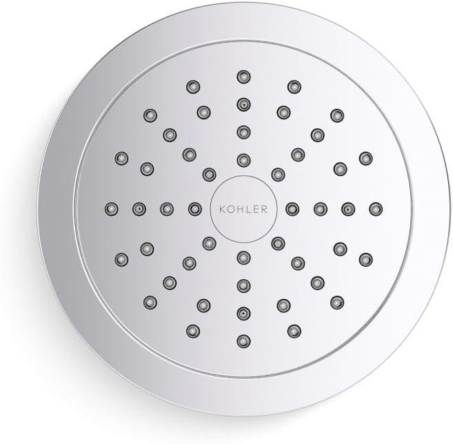 Polished Chrome Single-Function Filtered Wall Mounted Showerhead