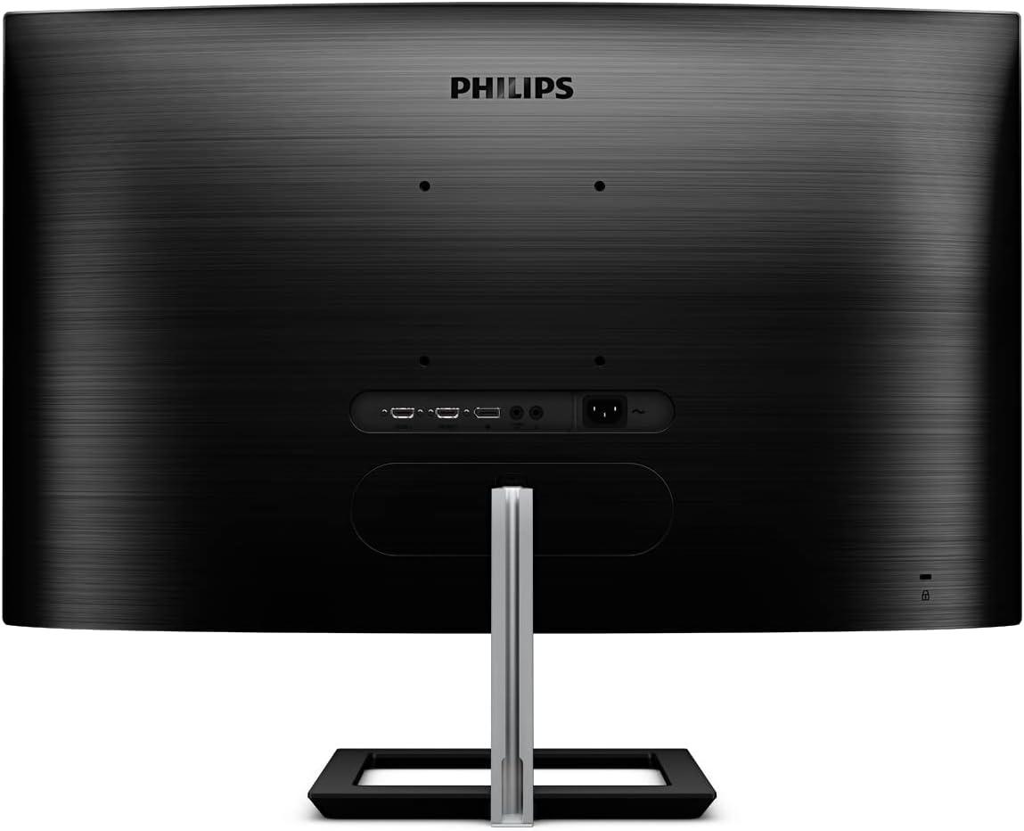 Curved 32" 4K UHD IPS Monitor with Built-In Speakers - Black