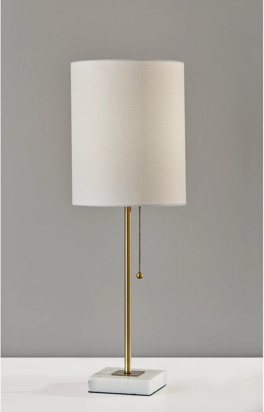 Adesso Fiona Table Lamp, Antique Brass