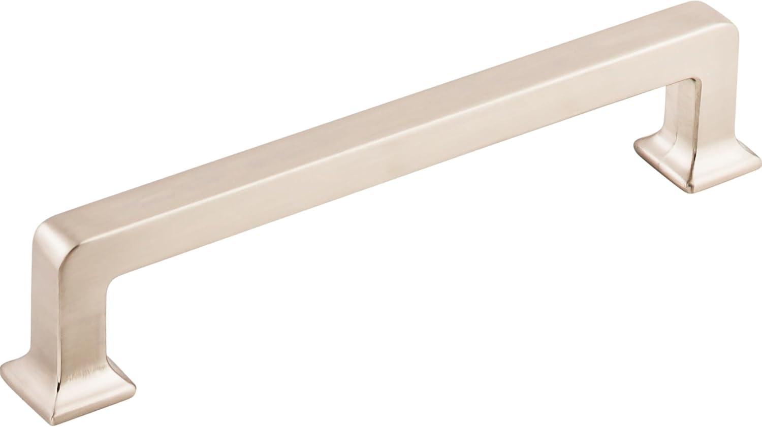 Polished Nickel 5-Inch Modern Handle Bar with Mounting Hardware
