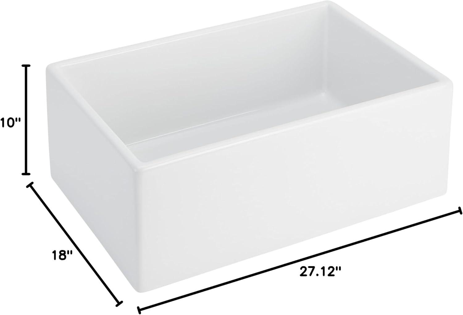 Rowena 27" L Farmhouse / Apron Kitchen Sink