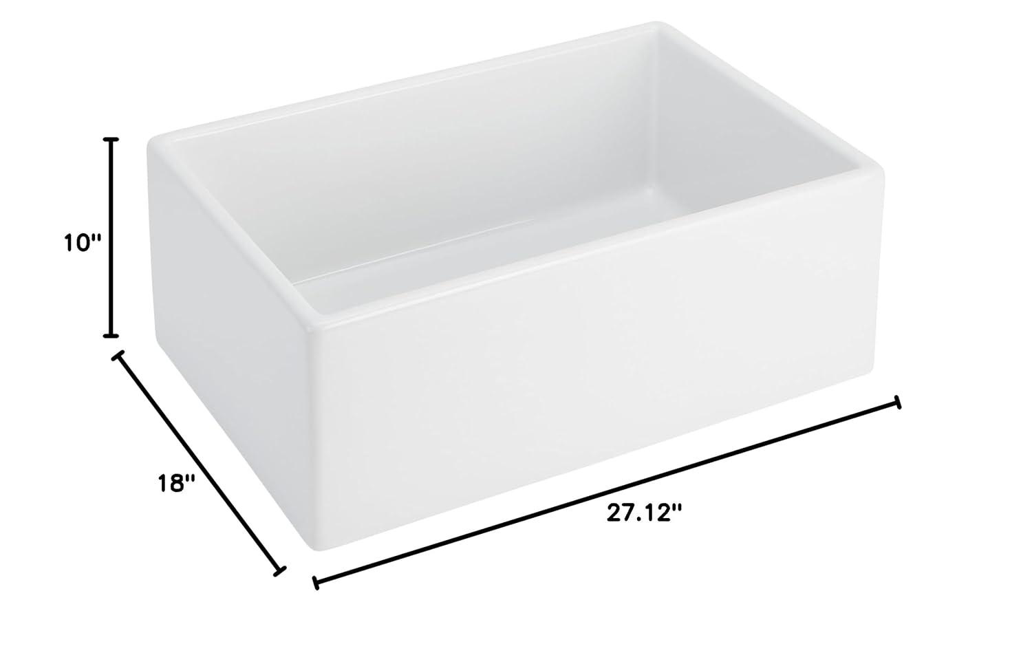 Rowena 27" L Farmhouse / Apron Kitchen Sink