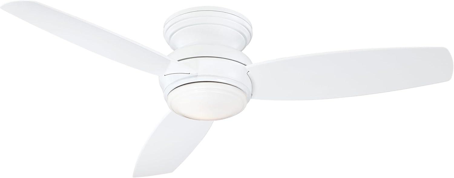 Minka Aire 52" Concept 3 - Blade Outdoor LED Propeller Ceiling Fan with Wall Control and Light Kit Included