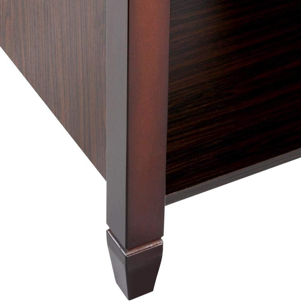 Yaheetech Wood Lift Top Coffee Table with Hidden Storage and Shelf, Espresso Coffee Tea Table with Lift Top, Home Living Room Furniture