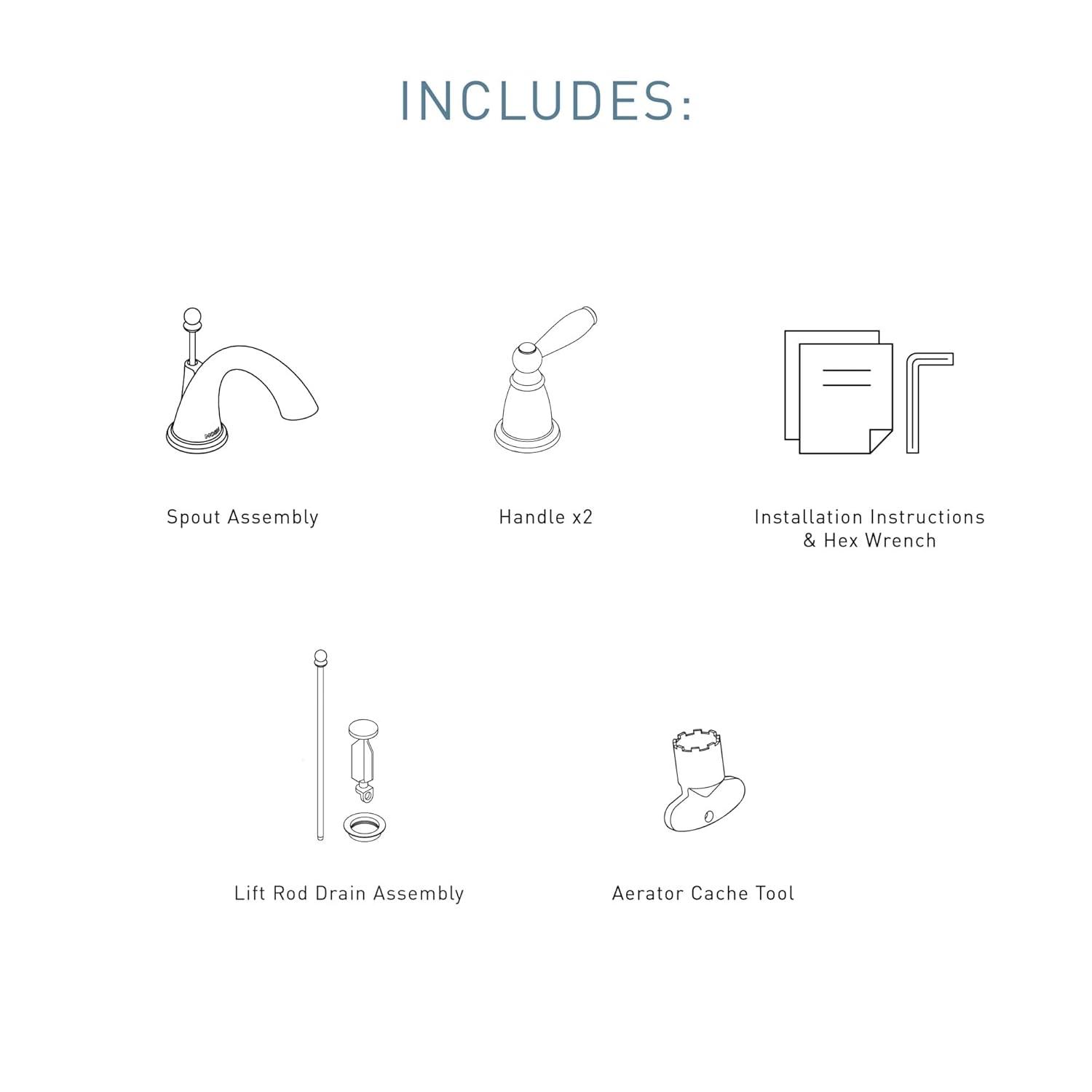 Moen Brantford Widespread Bathroom Faucet