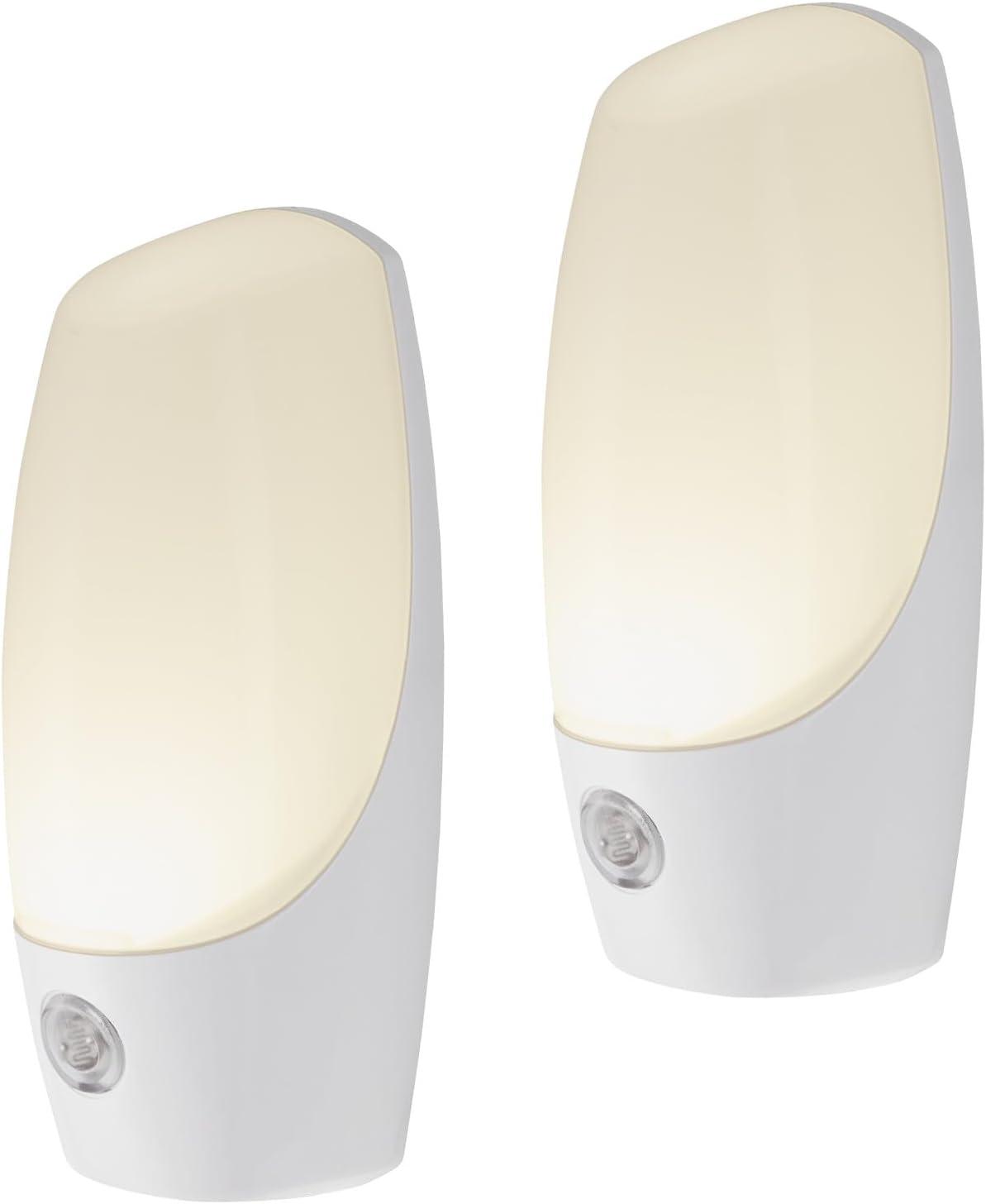 Energizer Automatic LED Night Light, White (Set of 2)