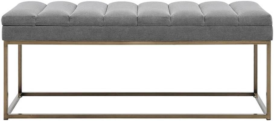 Everly Quinn Georgenia Polyester Upholstered Bench