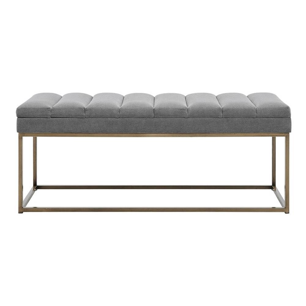 Everly Quinn Georgenia Polyester Upholstered Bench