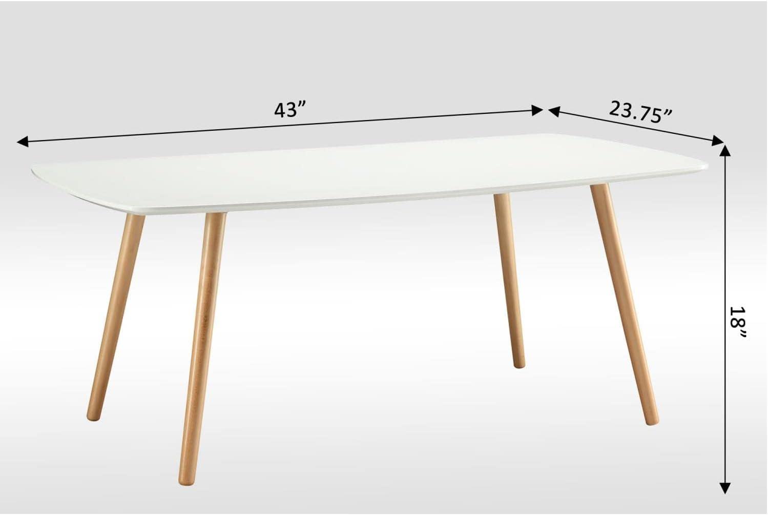 Convenience Concepts Oslo Coffee Table, White