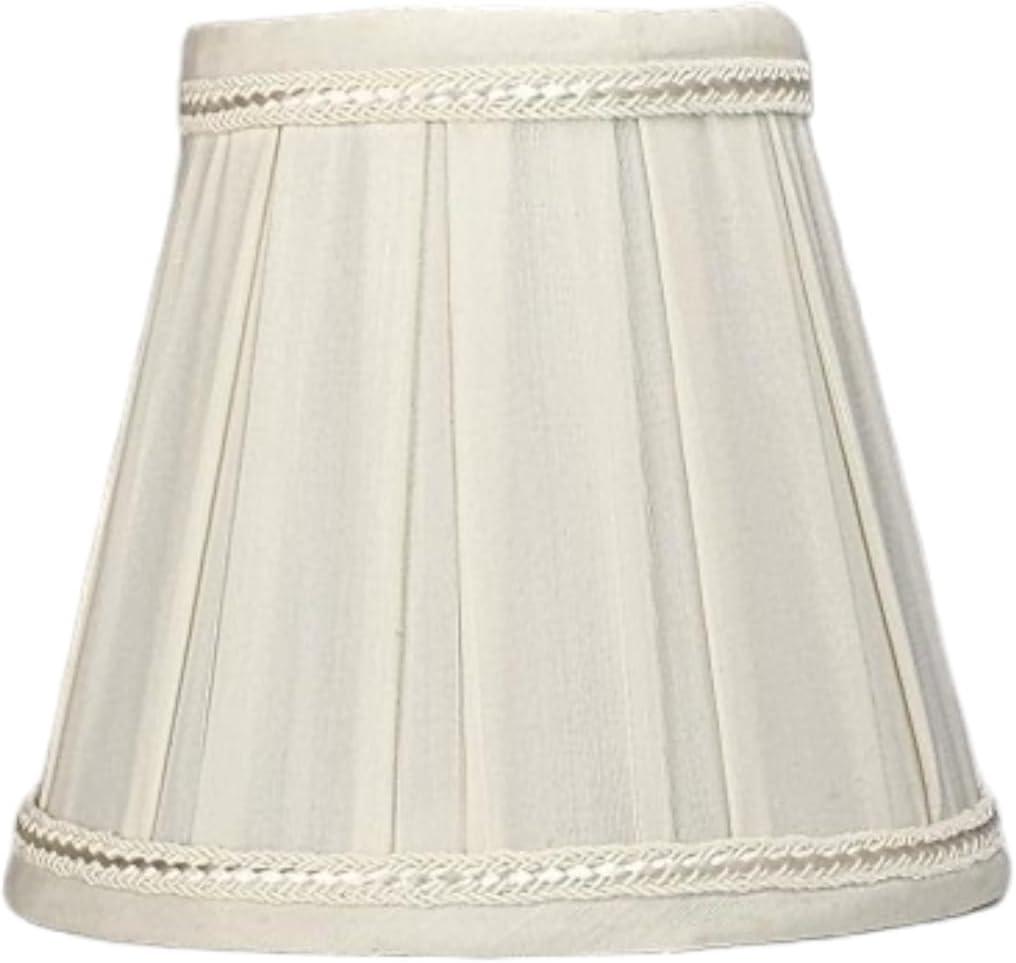 Royal Designs, Inc. Decorative Trim Empire Chandelier Shade CS-404WH-6, White, 3 x 5 x 4.5, Pack of 6