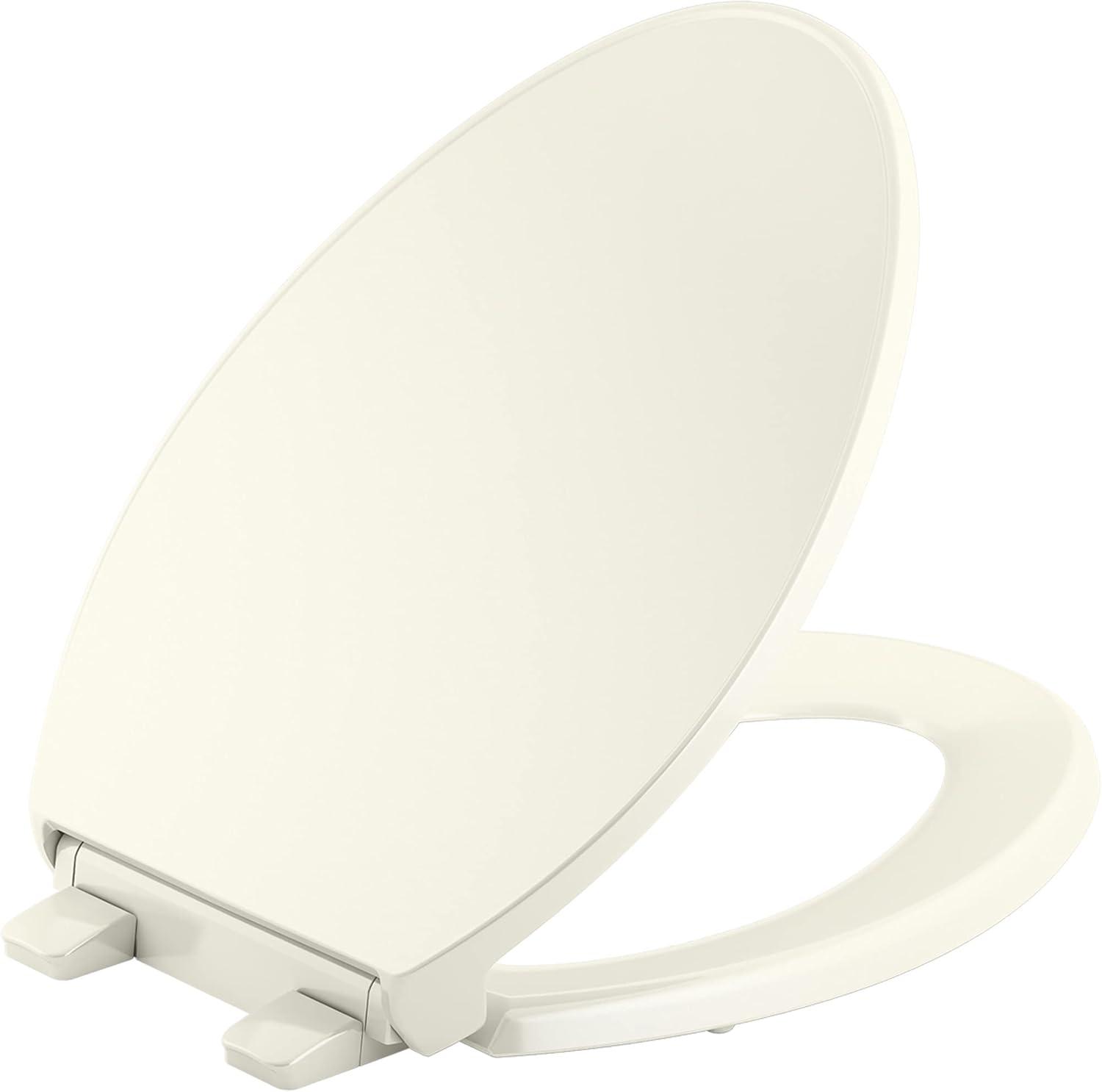 Brevia Toilet Seat with Quick-Release Hinges and Grip-Tight Bumpers