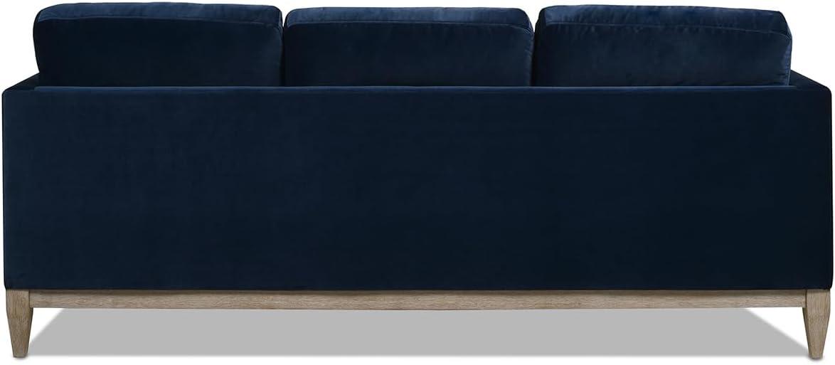 Knox 84" Modern Farmhouse Sofa, Dark Navy Blue