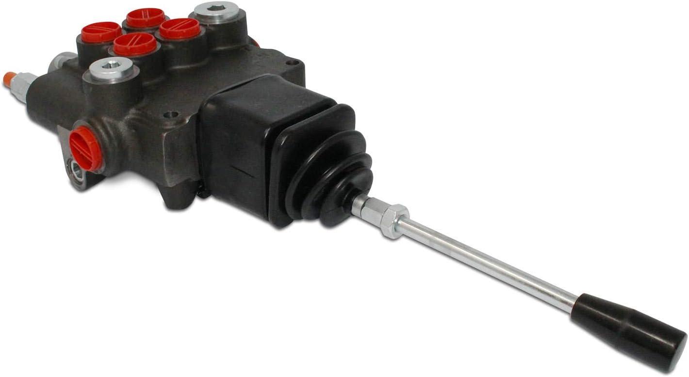 Handdo 21GPM 2 Spool Hydraulic Directional Control Valve W/Joystick For Tractor Loader