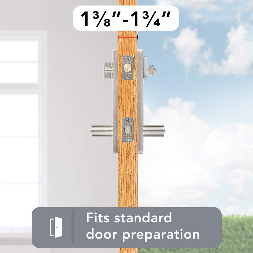 183SPExSPL SQR 15 SMT RCAL RCS CP Spyglass Entrance with Spyglass - Satin Nickel