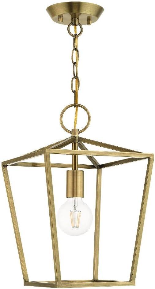 Livex Lighting Devonshire 1 - Light Pendant in  Brushed Nickel