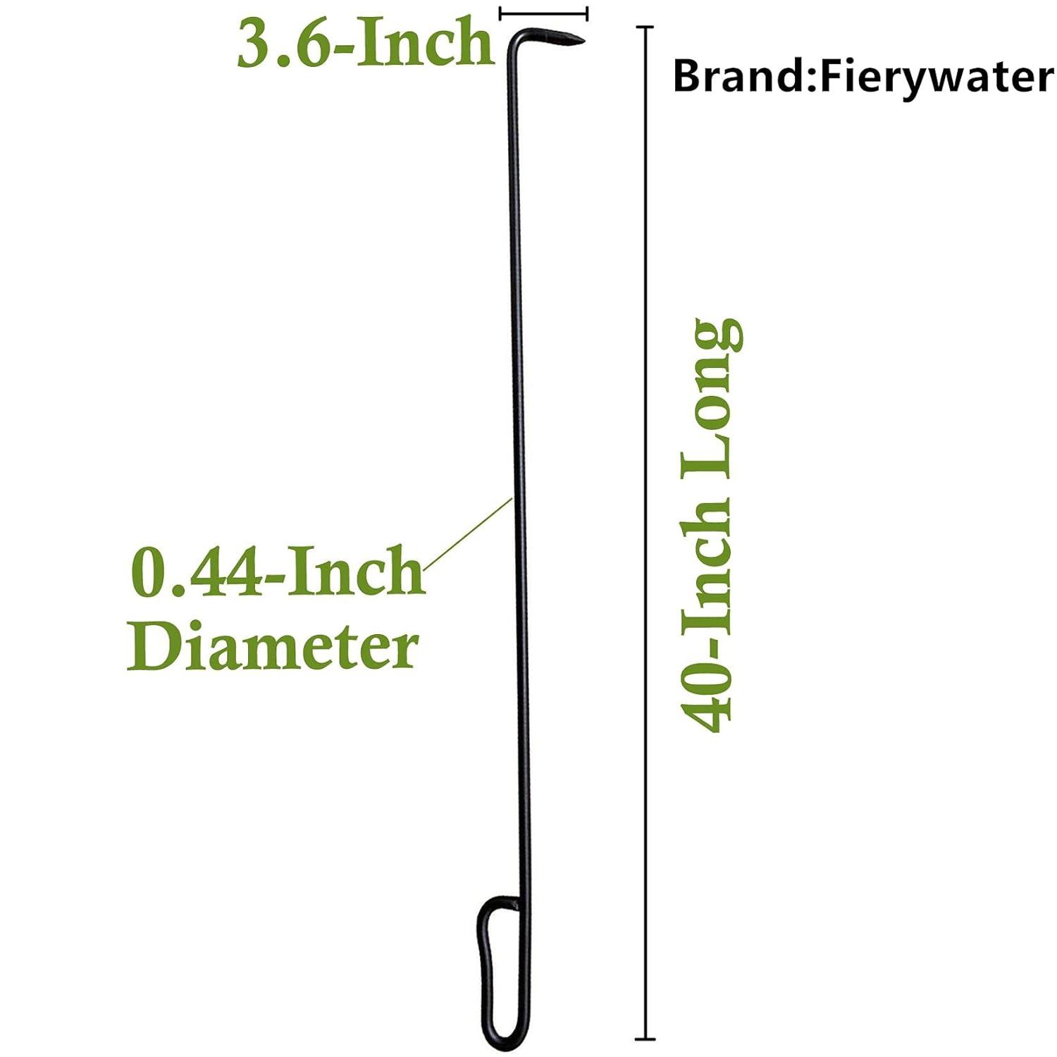 Pleasant Hearth FA080Z 40in. Steel Fireplace Poker
