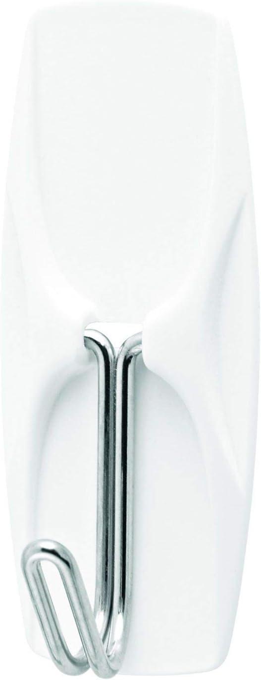 3M Command Large Utility Hooks, White, 12 Hooks, 18 Adhesive Strips