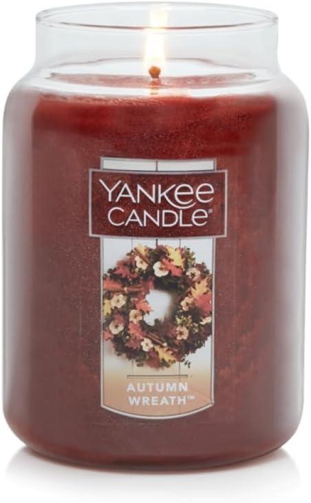 Yankee Candle Autumn Wreath 1069434 Large Jar 22 oz Candle