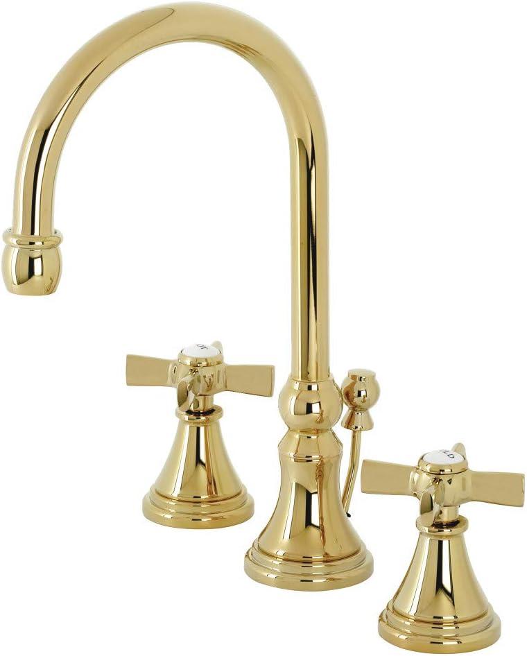 Millennium Polished Brass Widespread Bathroom Faucet