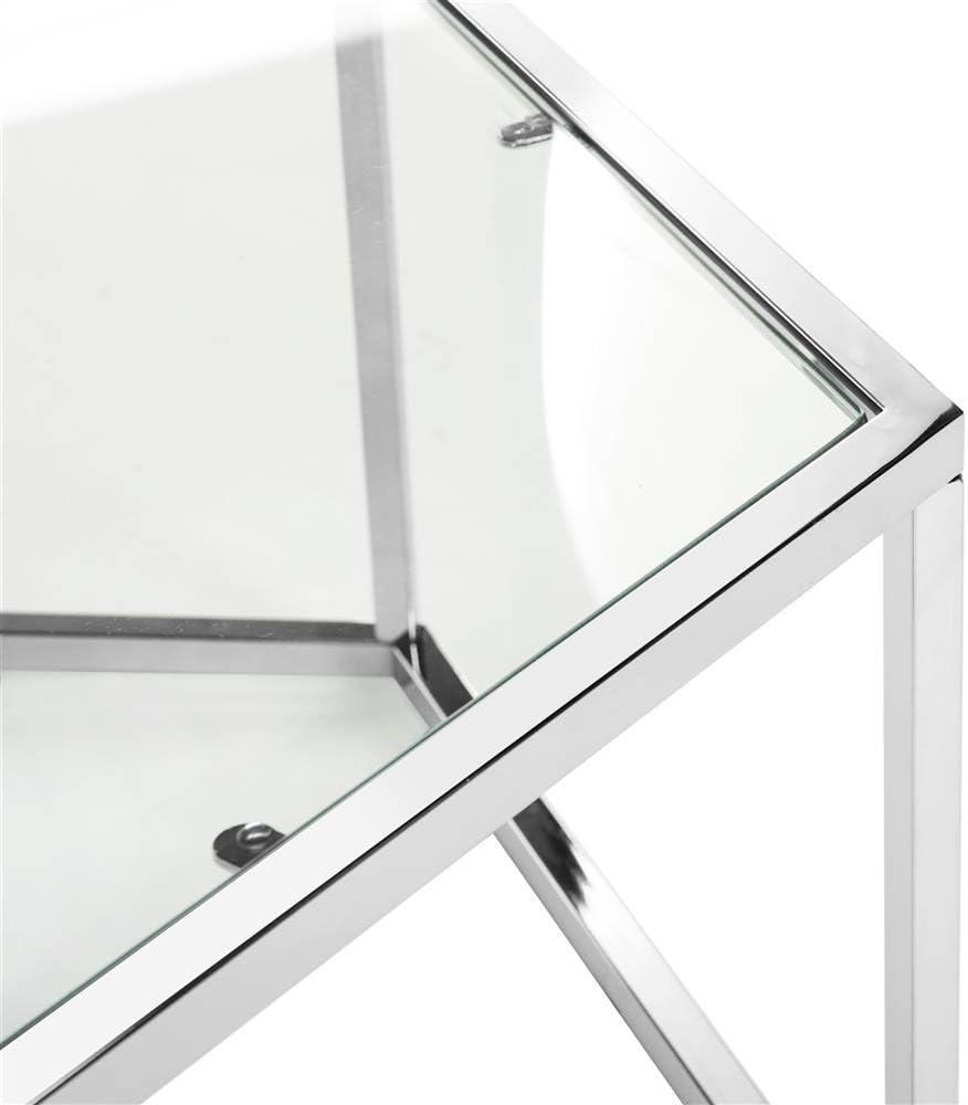 Eliana Coffee Table - Chrome - Safavieh