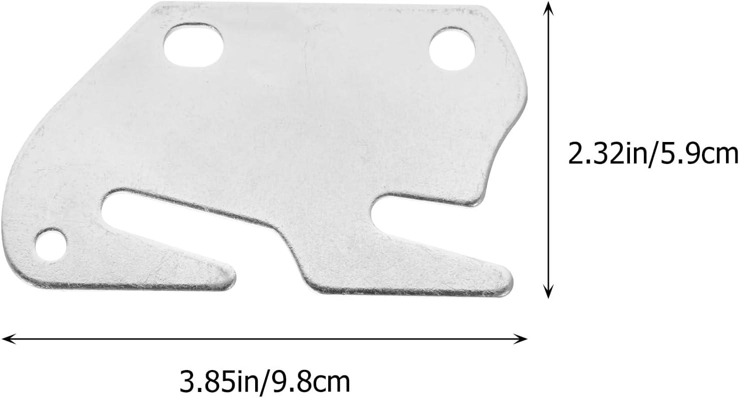 Nishuna 2pcs Bed Accessories Wood Bed Rail Bracket Bed Rail Hooks Plates Beds Frame