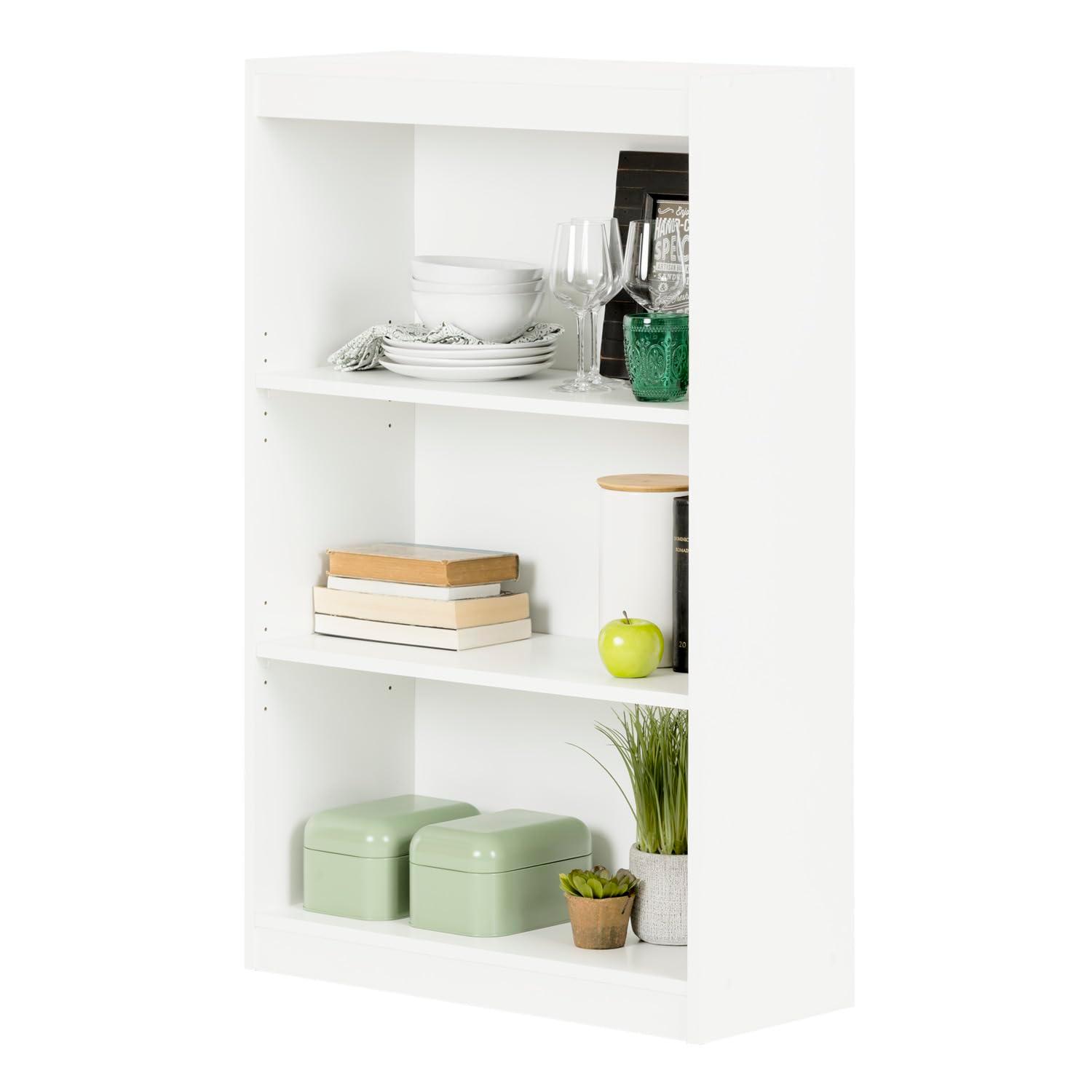 South Shore Axess, Contemporary Bookcase, Standard White