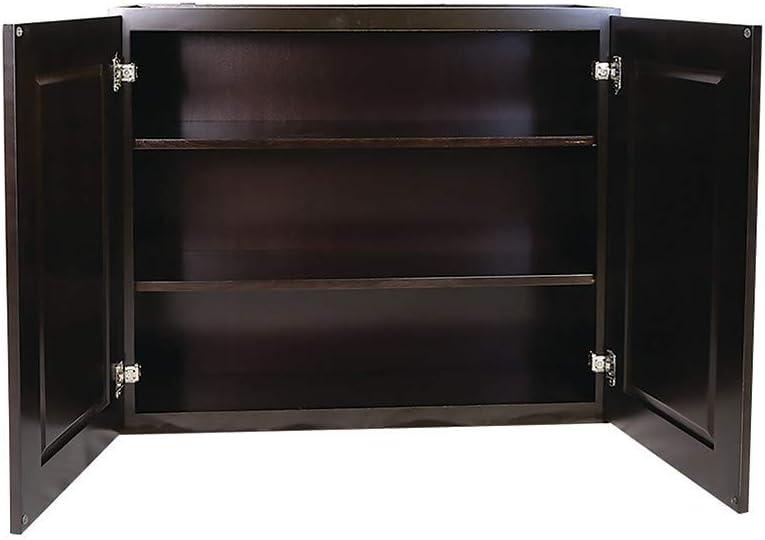 Design House Brookings Mueble de Pared Agitador de 3336 Pulgadas, Marrón, sin Montar, 33 X 36 Pulgadas