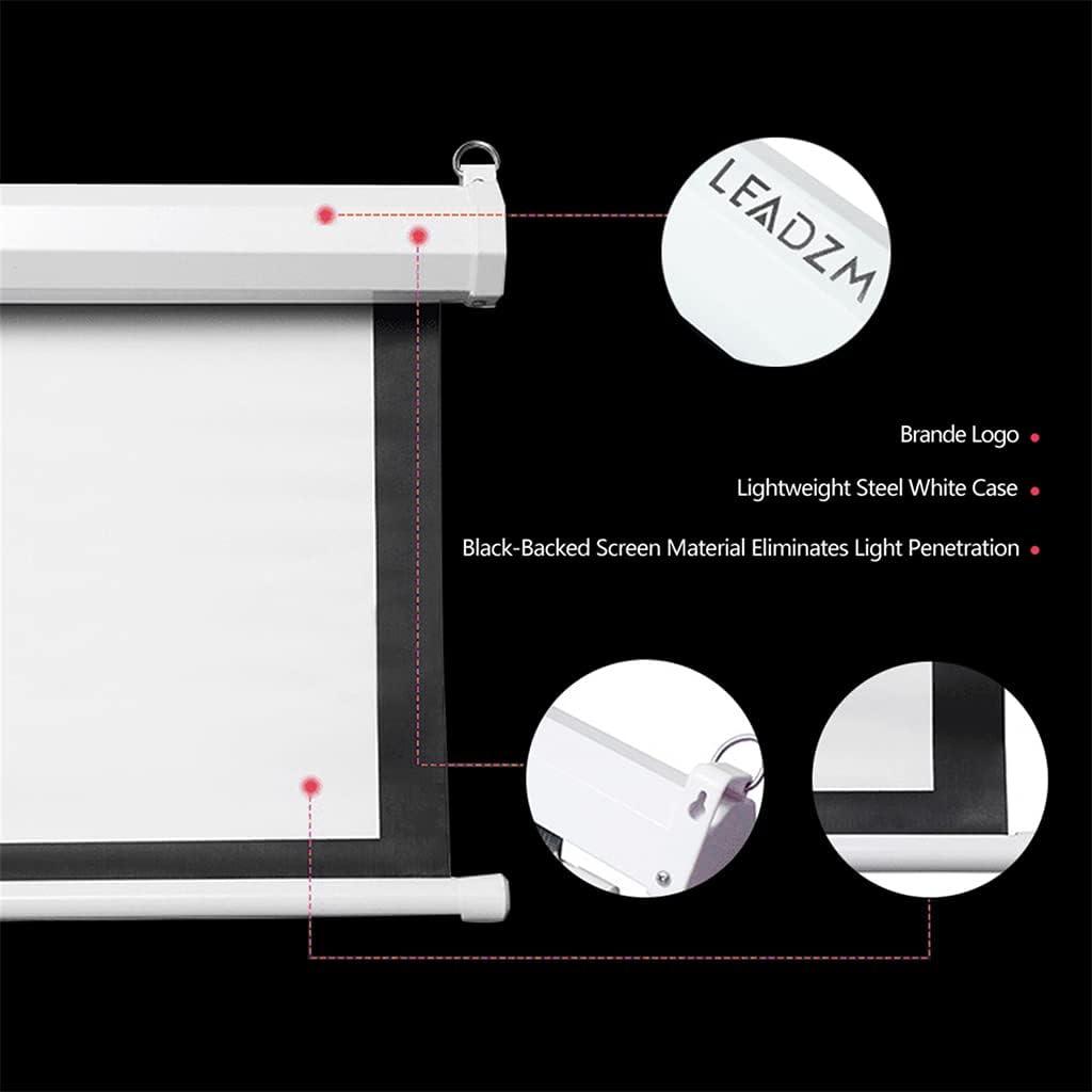 Zimtown 4:3 Electric Projector, 100"