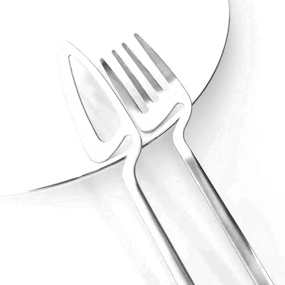 Flatware Set, 24-piece Silverware Cutlery Set with Serving Kitchen Utensil Set Service for 6, 304 Stainless Steel Utensils, Knife/Fork/Spoon, Matte Finish (A-Silver)