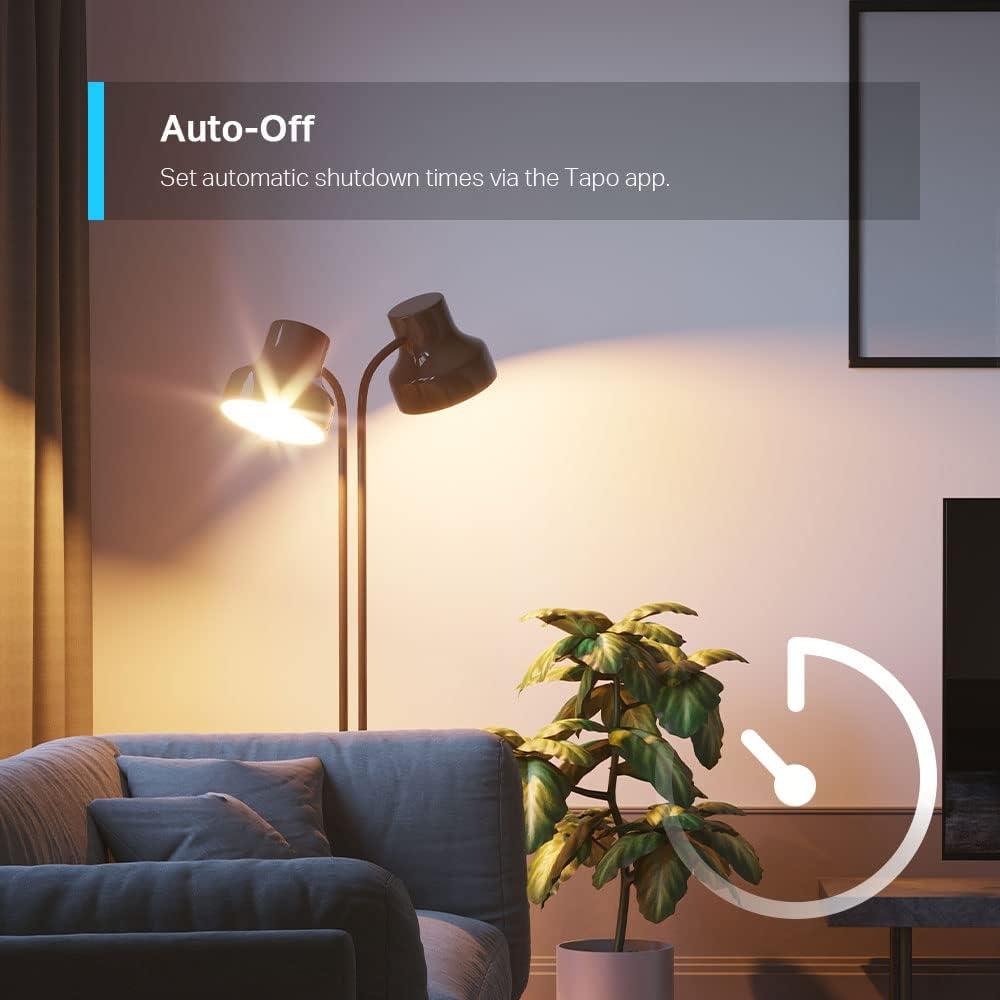 White Smart Wi-Fi Light Switch with Timer and Voice Control