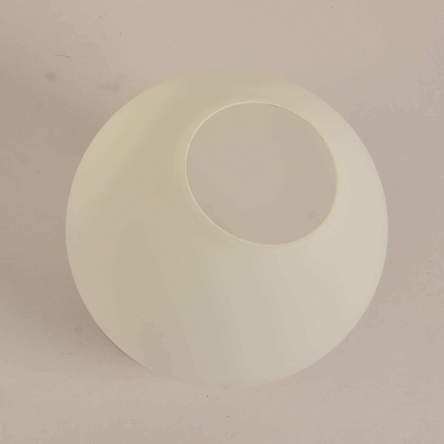 White Frosted Glass Globe Shade for Pendant Light