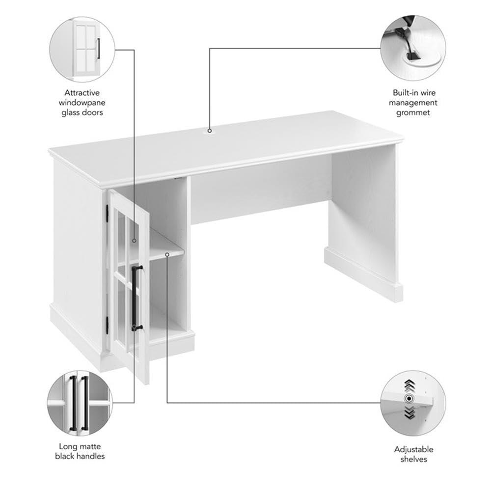 Westbrook 60W Computer Desk with Storage Cabinet by Bush Furniture