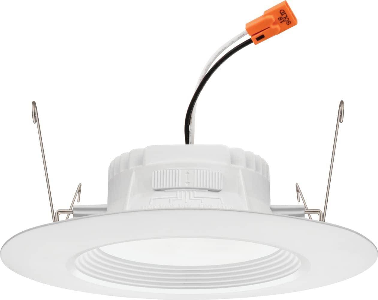 Juno Lighting Rb56 Sww5 Cp6 M2 Retrobasics 5"/6" Integrated Led Switchable Cct Baffle