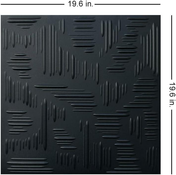 A La Maison Ceilings Country Wheat 1.6 ft. x 1.6 ft. Polystyrene Glue-up Ceiling Tile (Set of 96)